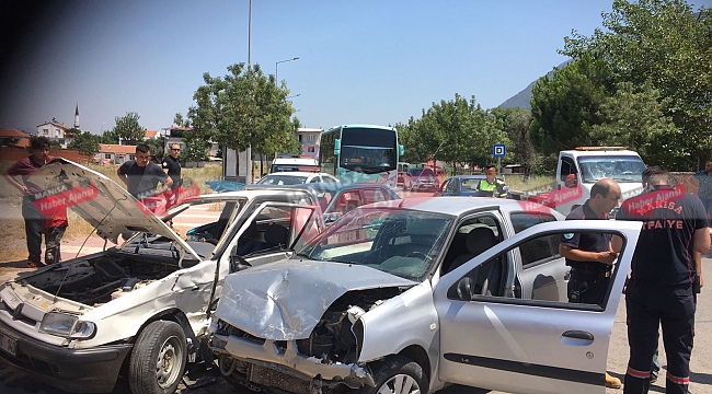 AHMET BEDEVİ MAHALLESİNDE KORKUTAN KAZA