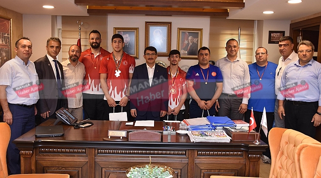 Başkanlar Avrupa Şampiyonlarını ağırladı