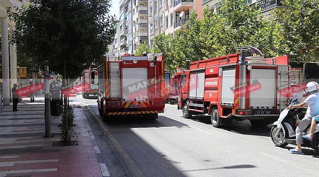 Beyazfil'de Korkutan Yangın