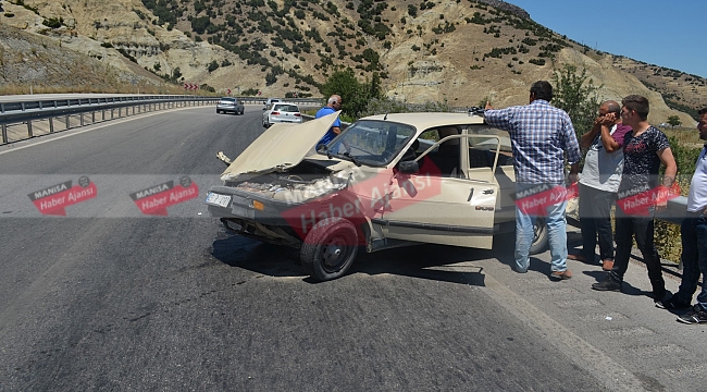 Kula'da trafik kazası: 1 yaralı