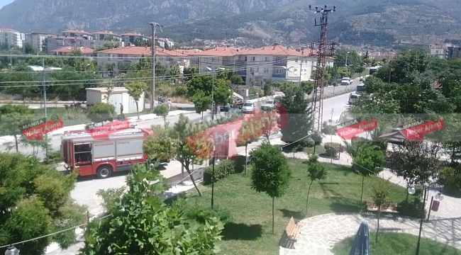 Kuşlubahçe'de Trafo Yangını