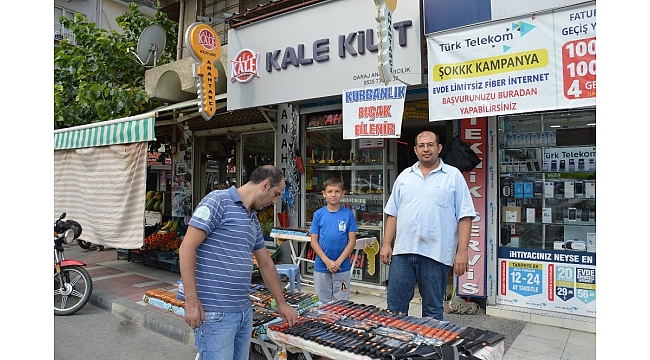 Bıçakçılarda bayram yoğunluğu