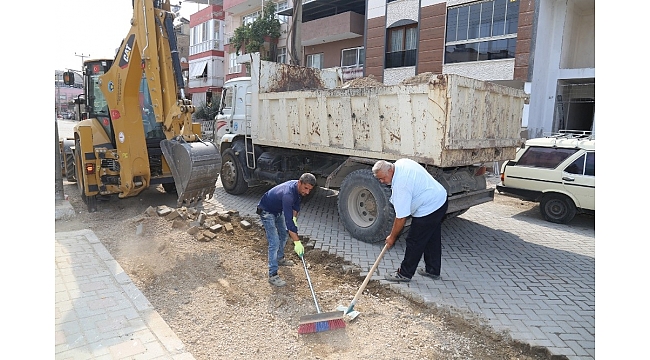 Deforme olan parke taşları sil baştan yenileniyor