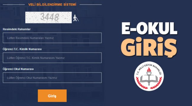 e-Okul veli bilgilendirme sistemi (VBS) giriş sayfası ...