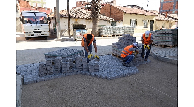Kurtuluş Mahallesi&#039;nin 3 sokağı da yenilendi