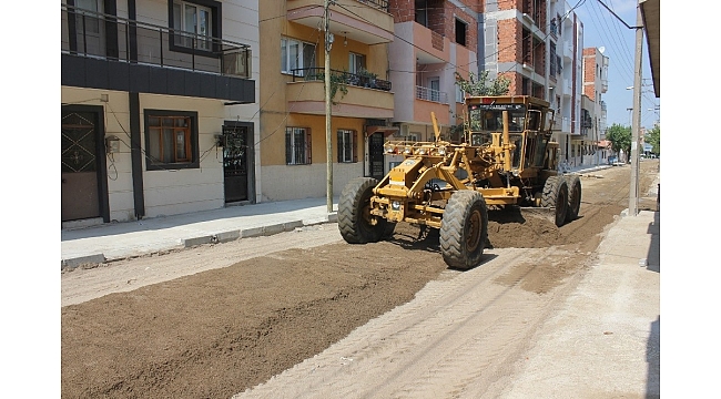 Turgutlu'da altyapısı tamamlanan sokaklar yenileniyor
