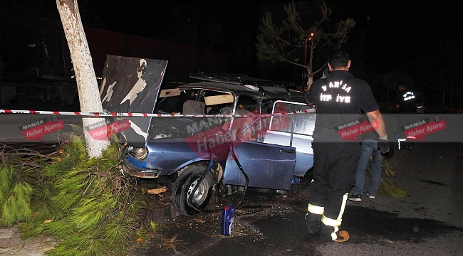 Ağaçlara çarparak durabildi