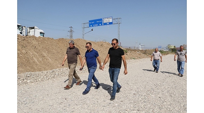 Alaşehir&#039;deki çalışmalar yerinde incelendi