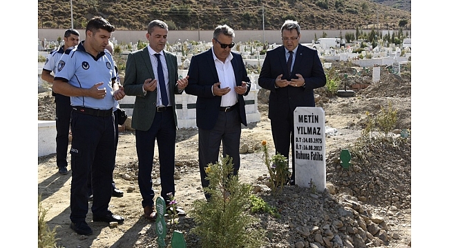 Başkan Çerçi vefat eden zabıta memurunu unutmadı