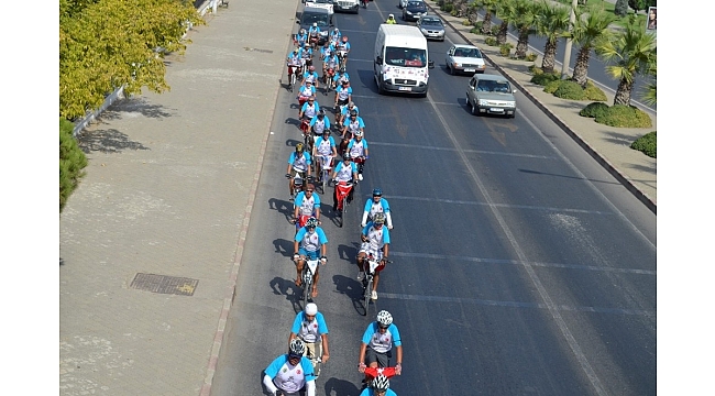 Başkan Şirin &#039;Büyük Taarruz Bisiklet Turu&#039; gönüllülerini ağırladı