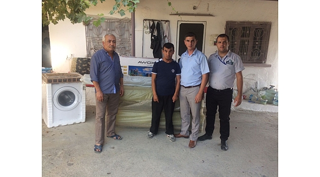 Büyükşehir iki aileye daha yardım elini uzattı