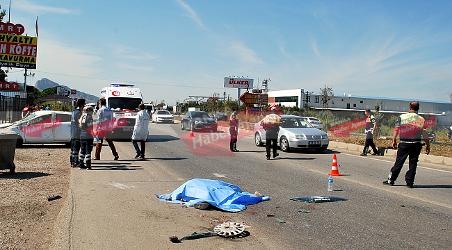 Emniyet kemerini arkadan taktı, canından oldu
