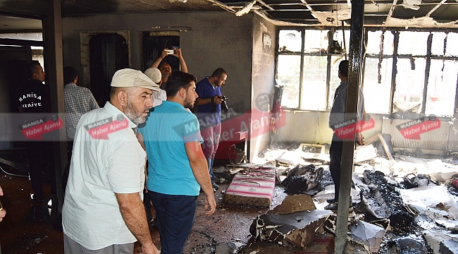 Kur&#039;an kursunda çıkan yangın korkuttu