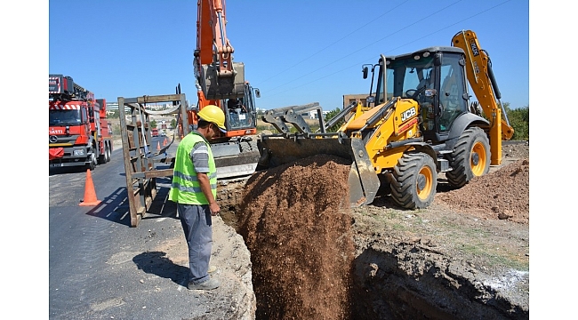 MCBÜ&#039;de yağmur suyu hattı çalışmaları başladı
