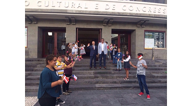 Portekiz'deki Jeoparklar konferansına katıldılar