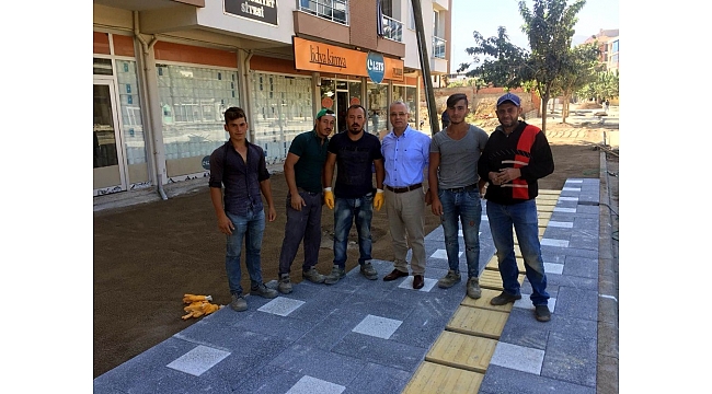 Salihli'de prestij cadde çalışmaları tüm hızıyla sürüyor