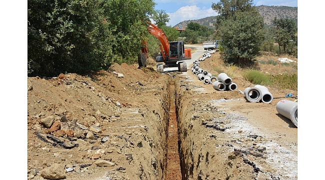 Sarıgöl'ün 5 mahallesine 55 kilometre altyapı