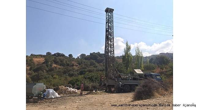 Su seviyesi düşünce yeni sondaj çalışması başladı