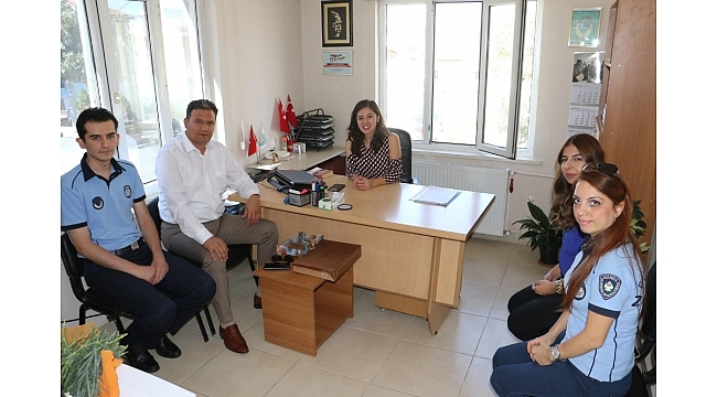 Zabıta'dan huzurevi sakinlerine ziyaret