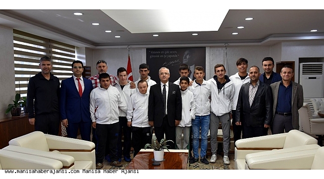 Başkan Kayda Türkiye şampiyonlarını ağırladı