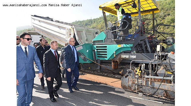 Büyüksümbüller'e 13 kilometrelik sıcak asfalt