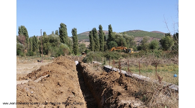 Gökçeören&#039;de altyapı çalışmalarına devam ediliyor