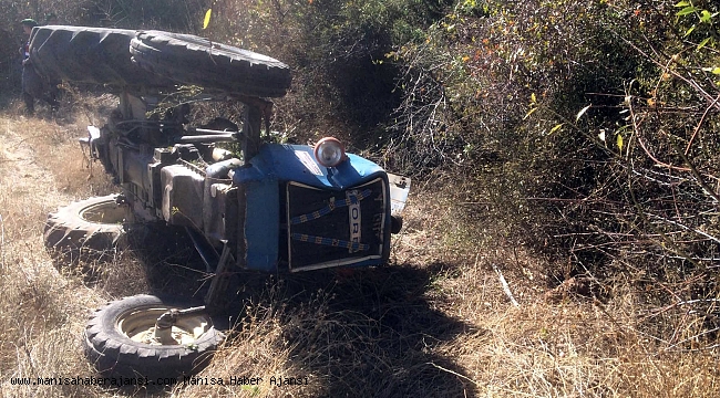Kula&#039;da traktör kazası: 1 ölü