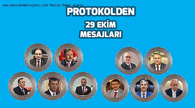 PROTOKOLDEN 29 EKİM MESAJLARI