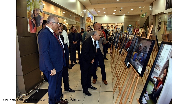Salihli&#039;de &quot;Baba ilgilenir, çocuk öğrenir&quot; sergisi