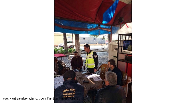 Sarıgöl'de çiftçilere trafik eğitimi