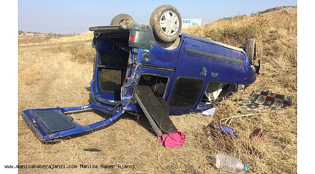 Turgutlu'da trafik kazası: 1 yaralı