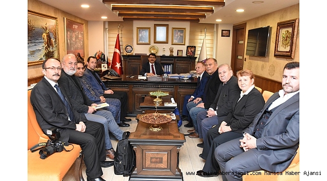 Başkan Çelik, Almanya&#039;daki Türk gazetecileri ağırladı