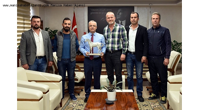 Başkan Kayda, atlı kulüp ve kanarya sevenleri ağırladı