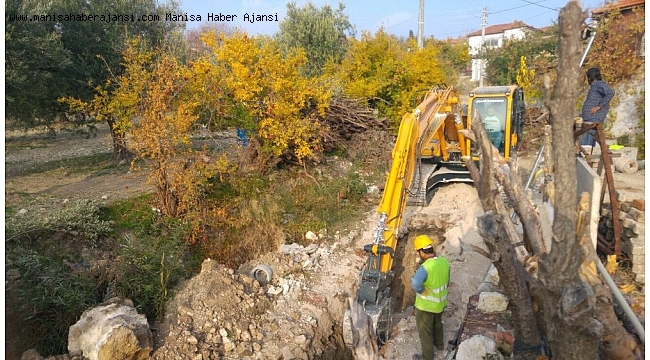 Manisa&#039;da altyapı çalışmaları hız kazandı