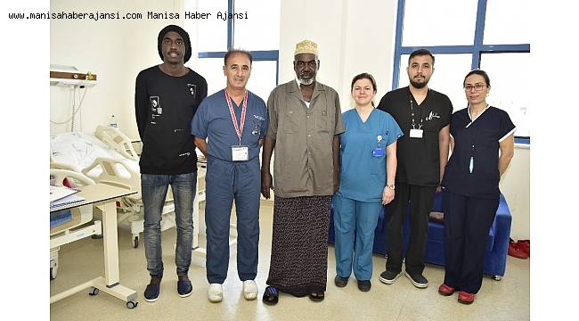 Somalili hasta Manisa&#039;da şifa buldu