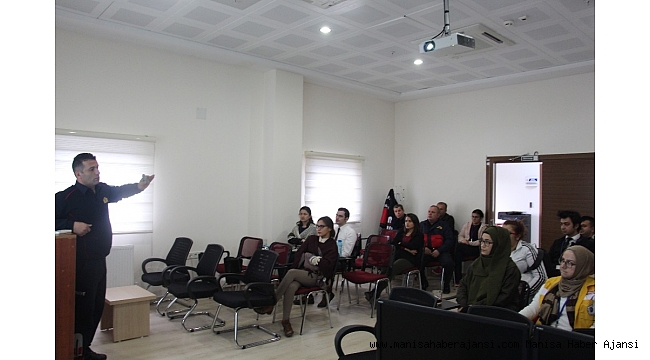 Manisa itfaiyesinde tatbikat