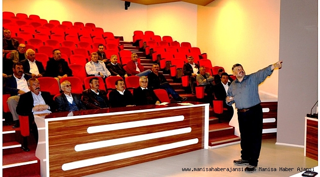 Sarıgöl'de üreticiler mağdur olmasın diye 'Çek' semineri düzenlendi