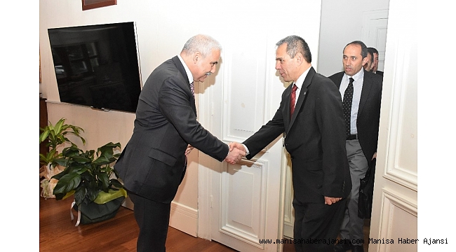 Vali Güvençer, KESK Genel Başkanı Bozgeyik'i ağırladı