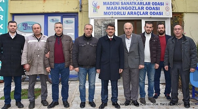 Başkan Çelik&#039;ten oda başkanlarına tebrik ziyareti