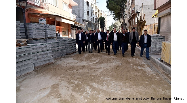 Başkan Ergün çalışmaları yerinde inceledi