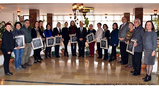 Başkan Kayda, kursiyerleri ağırladı