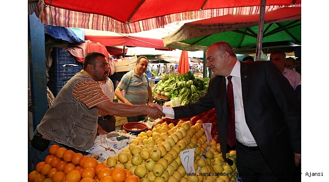 Geçici pazarın yeri ortaklaşa belirlendi