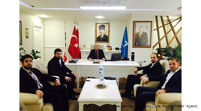 Genç MÜSİAD projelerini İŞKUR Müdürü Aktaş&#039;a anlattı