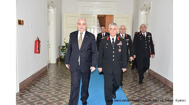 Jandarma Genel Komutanı Org. Çetin Vali Güvençer&#039;i ziyaret etti