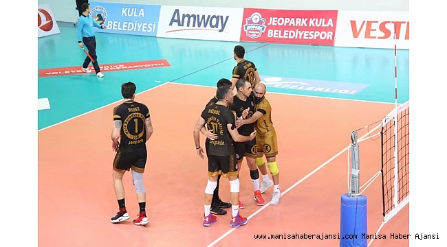 Jeopark Kula sahadan galip ayrıldı