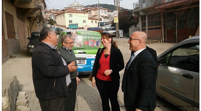 Kırkağaç yatırımlarına yerinde inceleme