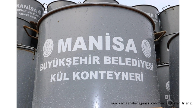 Küller artık Kül Konteynerlerine atılacak