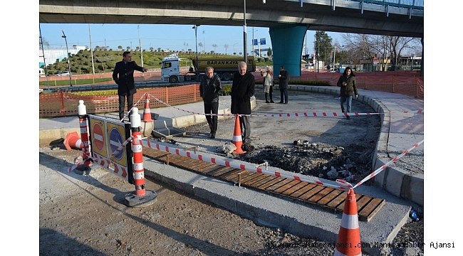 Öğretmenevi köprülü kavşak projesine yakın takip
