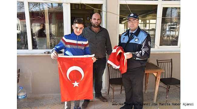 Paşaköy&#039;den Afrin Operasyonuna bayraklı destek