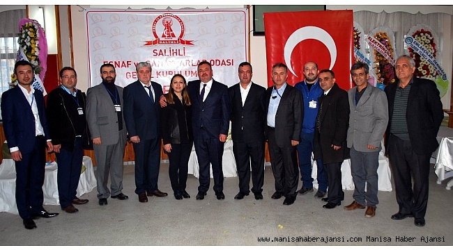 Salihli Esnaf Odası&#039;nda Başkan Makasçı 4. kez seçildi